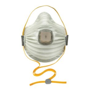 Moldex AirWave Industrial N100 Respirator Mask with Valve and Adjustable Head Strap