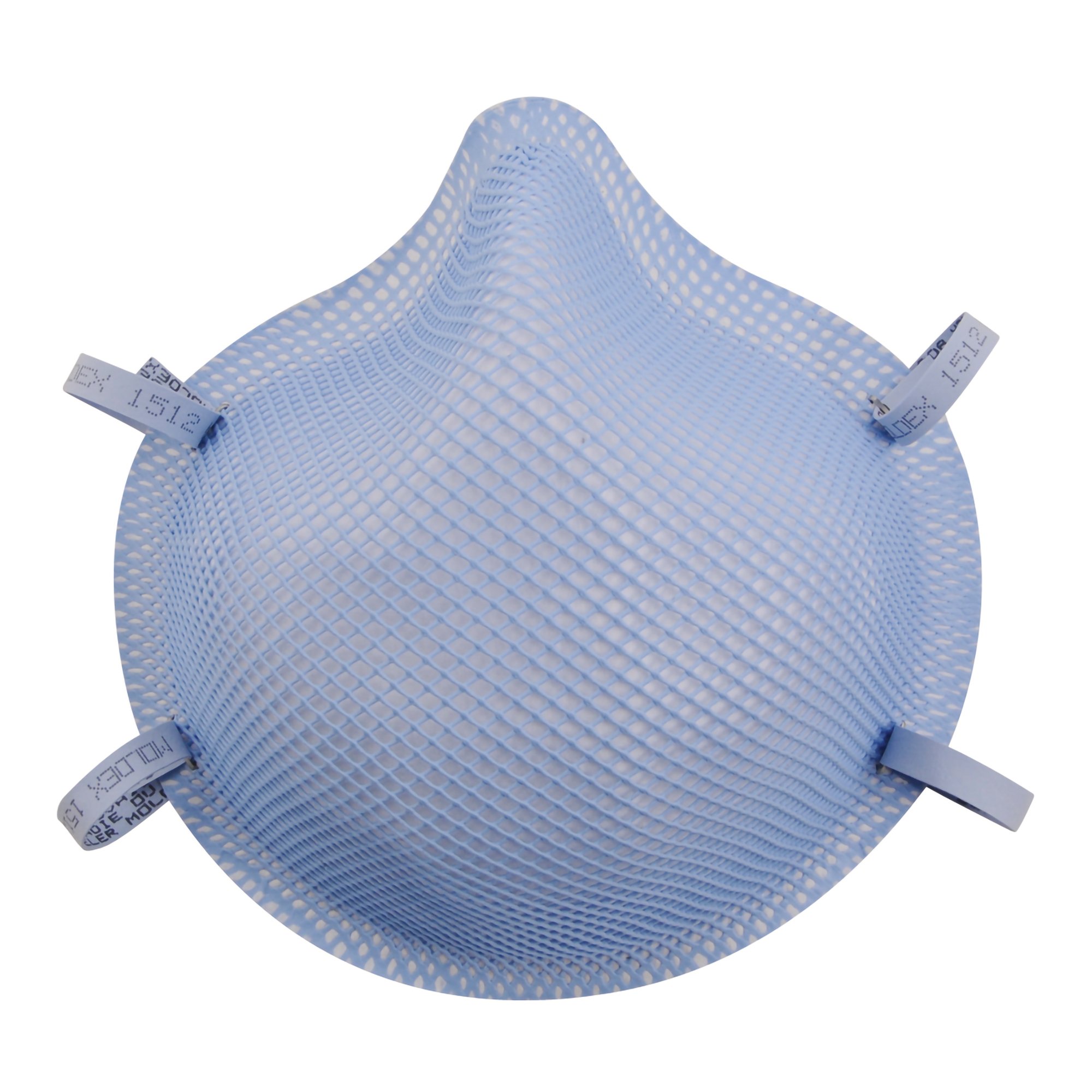 Moldex Medical N95 Particulate Respirator and Surgical Mask - Medium, Blue (Part Number 1512)