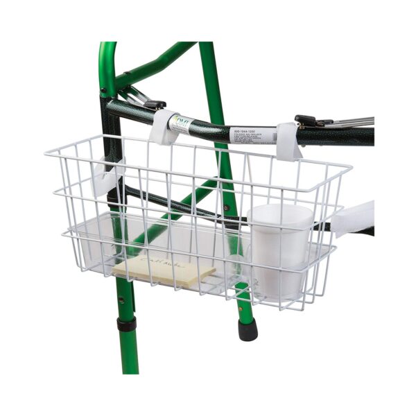 Mabis Walker Basket for Walker Model 510-1085-1900 * Adjustable Front Mount with Removable Liner - Image 4