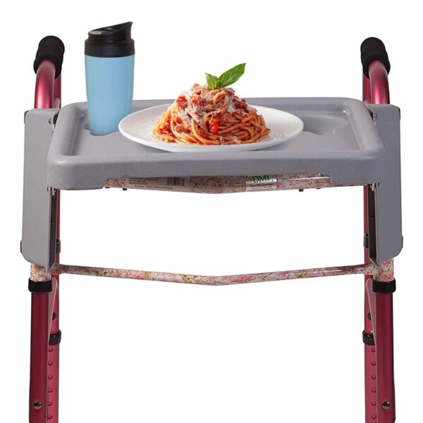 DMI Walker Tray with Cup Holders - Part Number 510-1084-0300 - Image 4