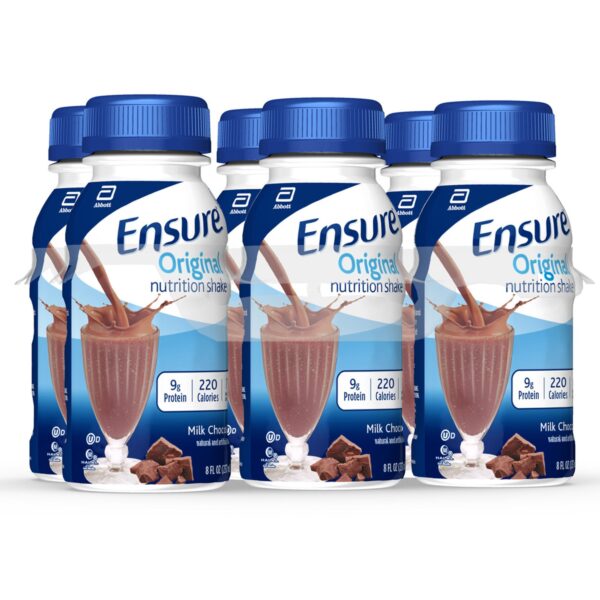 Ensure Original Chocolate Flavor Liquid Supplement by Abbott - 8 oz Bottle - Image 2