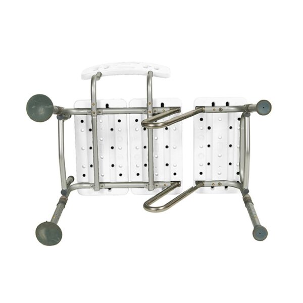 Drive Splash Defense Knocked Down Bath Transfer Bench with 17.5-22.5 Inch Seat Height and 400 lb Capacity, Model RTL12032KDR - Image 5