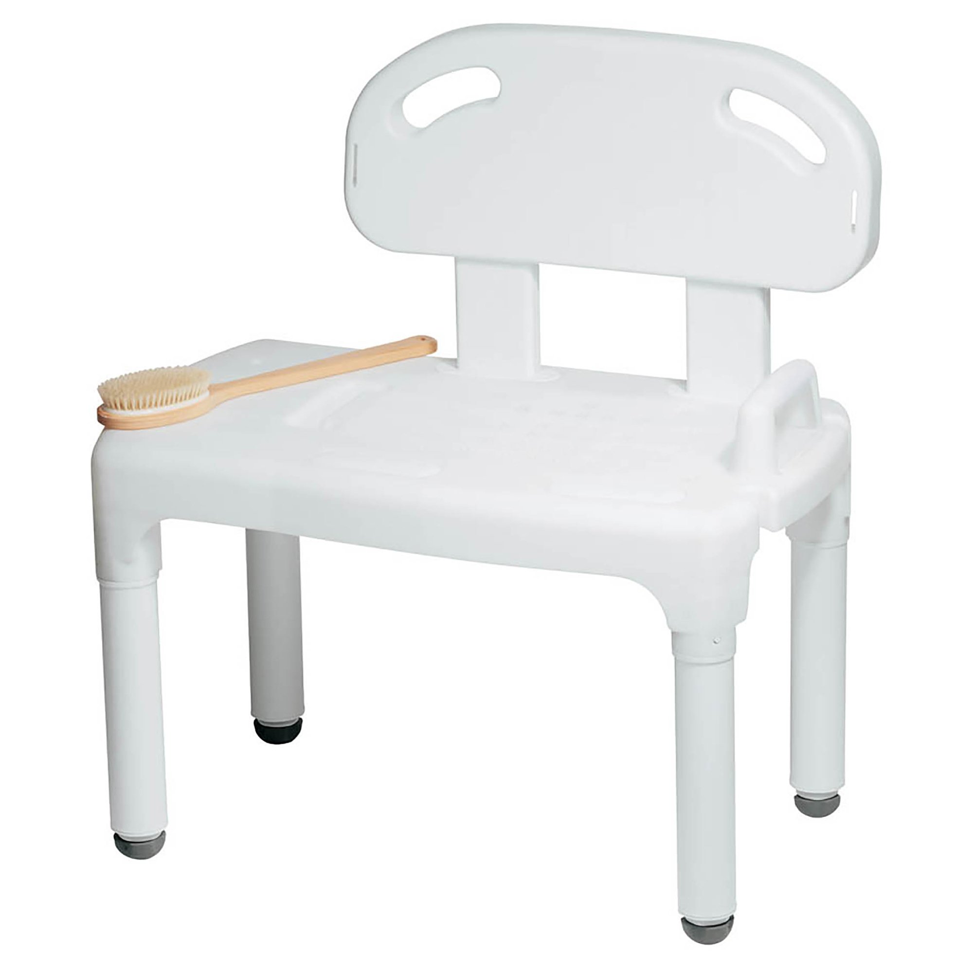 Carex Bath Transfer Bench FGB170C0 0000 * 400 lb Capacity, Adjustable Seat Height 17.5 to 22.5 Inches, No Arms
