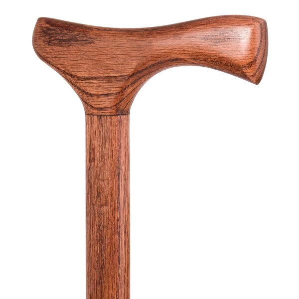 Brazos Twisted Wood T-Handle Cane with American Hardwood, 34 Inch Height - Part No. 502-3000-0324 - Image 3