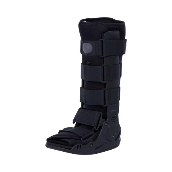 McKesson Air Walker Boot Pneumatic Adult Medium Tall - Extra-Strong Polymer Shell with Adjustable Support - Image 3