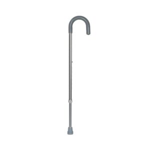 McKesson Aluminum Round Handle Cane 29.75 to 38.75 Inches, Chrome Finish