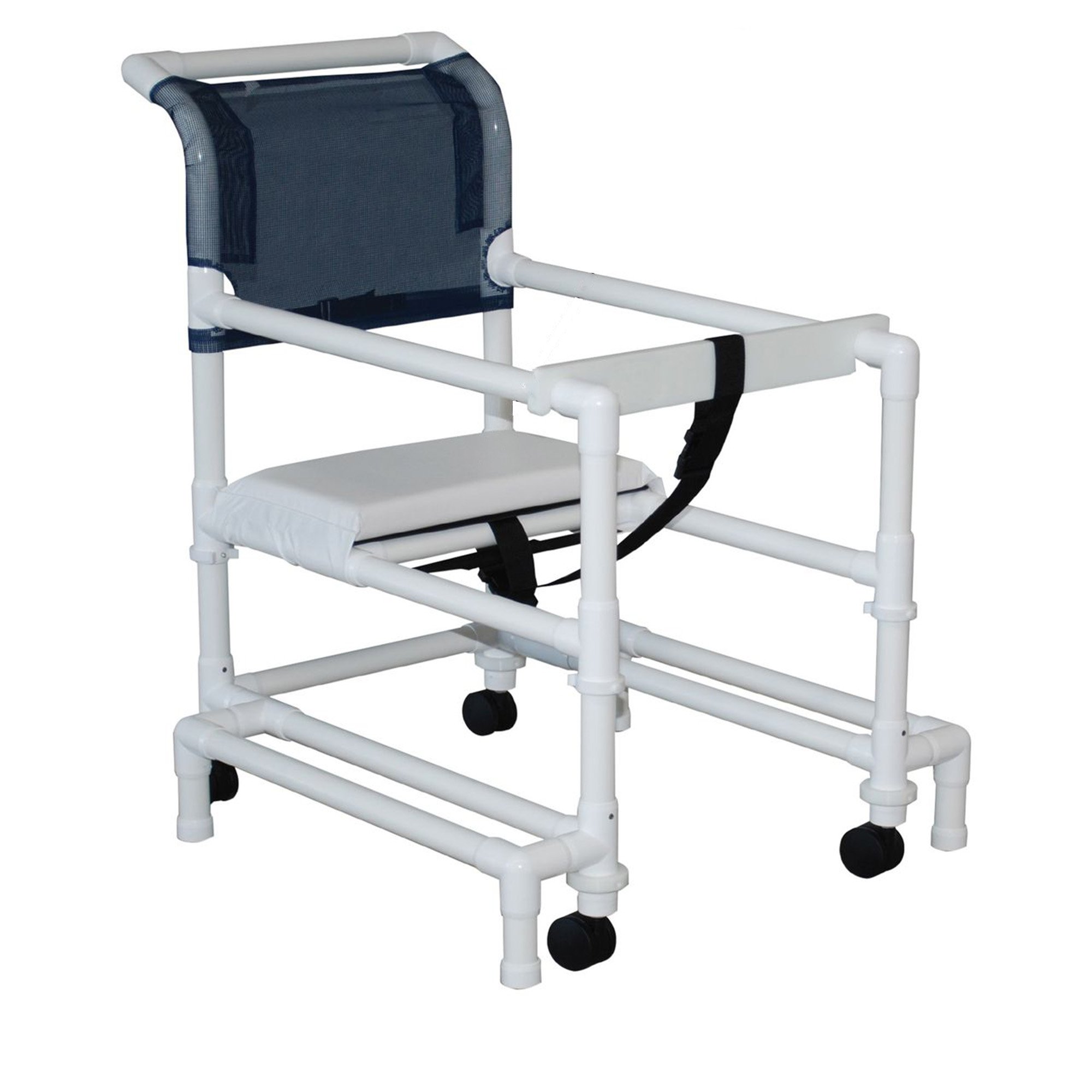 Walker Chair Adjustable Height 400 Series by Brand - PVC Frame, 300 lbs Capacity, Part #418-OR-3TW