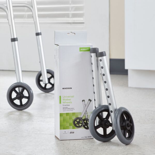 McKesson Walker Wheel for 1-Inch Frame Diameter Walkers * Model 146-10109 - Image 5