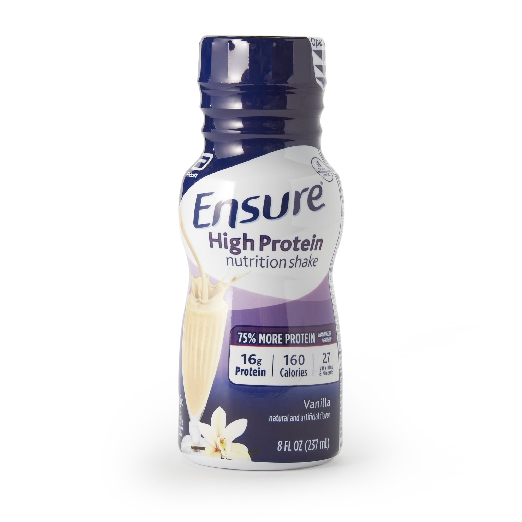 Ensure High Protein Shake Vanilla Flavor - 8 oz. Liquid Supplement by Abbott, Part #64117