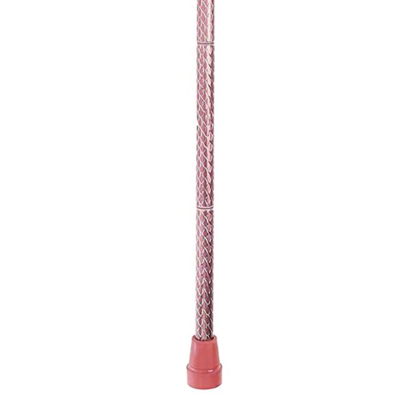 Folding Cane Switch Sticks Aluminum 32 to 37 Inch Height in Rose Gold * Adjustable Support with Slip-Resistant Tip - Image 4