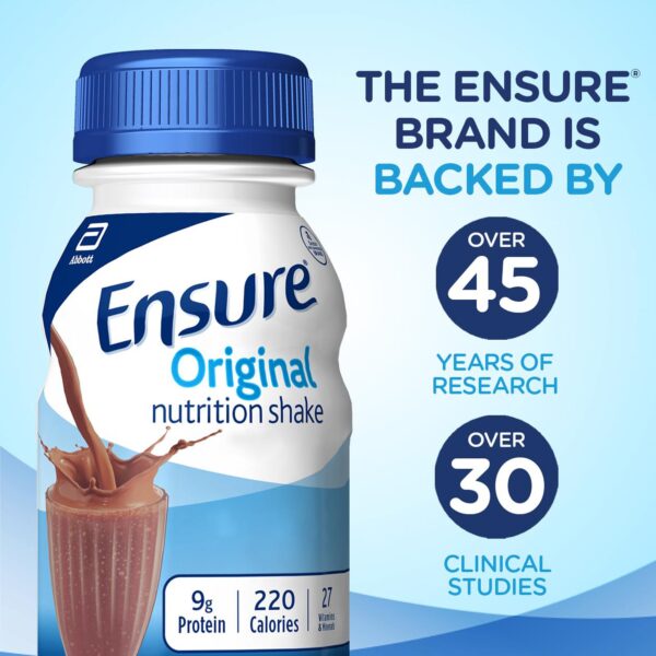 Ensure Original Chocolate Flavor Liquid Supplement by Abbott - 8 oz Bottle - Image 4