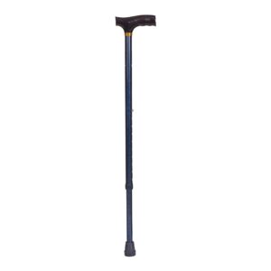 DMI T-Handle Cane with Adjustable Height and Blue Ice Design, Model 502-1351-9913