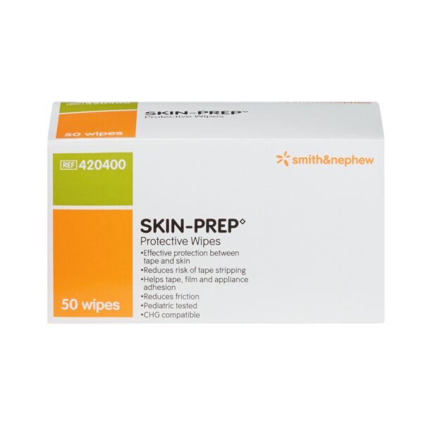 Smith and Nephew Skin Barrier Wipe Skin-Prep 75-100% Isopropyl Alcohol, Part Number 420400 - Image 3