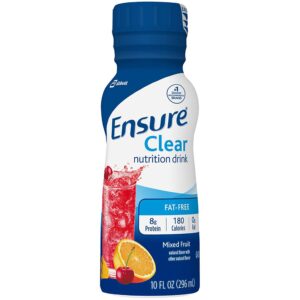 Ensure Clear Mixed Fruit Flavor Liquid Oral Supplement * 10 oz Bottle