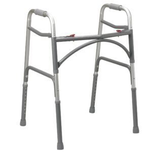 Drive Bariatric Dual Release Folding Walker with Steel Frame and 600 lb Capacity Part No. 10220-1