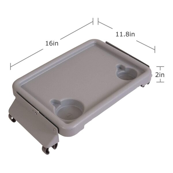 DMI Walker Tray with Cup Holders - Part Number 510-1084-0300 - Image 8