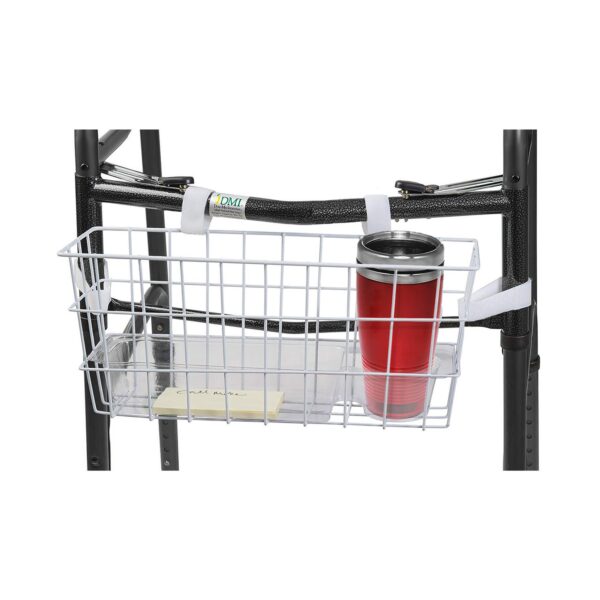 Mabis Walker Basket for Walker Model 510-1085-1900 * Adjustable Front Mount with Removable Liner - Image 2