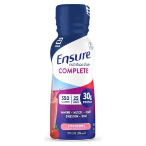 Ensure Complete Strawberry Flavor Liquid Supplement - 10 oz. Bottle by Abbott Nutrition