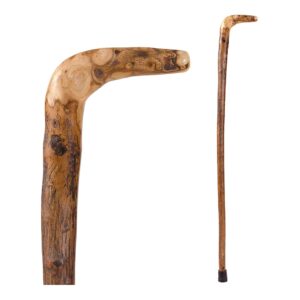 Brazos Root Wood Walking Stick by EcoPath, 40 Inch Height, Natural Hardwood