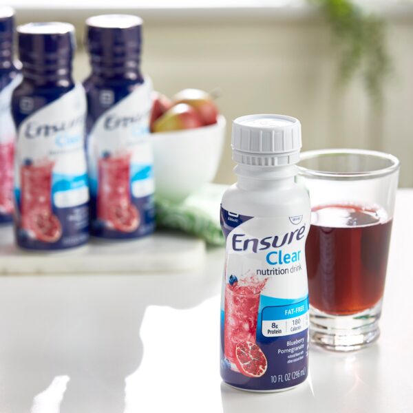 Ensure Clear Blueberry Pomegranate Flavor Liquid Oral Supplement - 10 oz Bottle by Abbott Nutrition, Part #56500 - Image 9