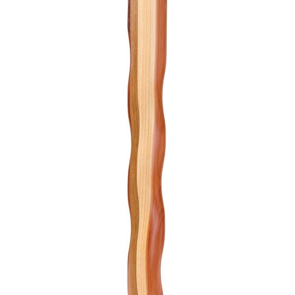Brazos Twisted T-Handle Cane 34-Inch Cedar Wood with Rubber Tip - Image 4