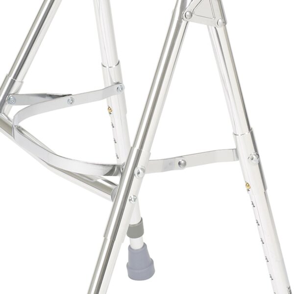 Drive Medical Side Step Folding Walker with Hemi Aluminum Frame - Adjustable Height, 300 lbs Capacity - Image 4