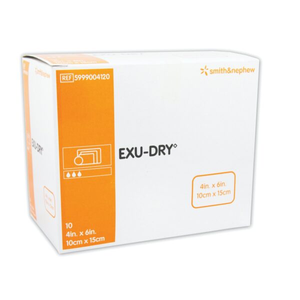 Smith & Nephew Exu-Dry Anti-Shear Super Absorbent Dressing, 4 x 6 Inch - Image 2