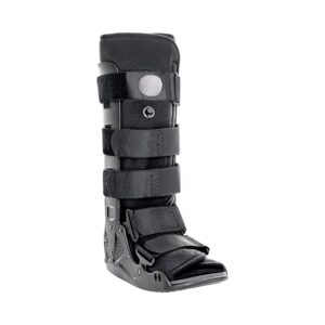 McKesson Air Walker Boot Pneumatic Adult Medium Tall - Extra-Strong Polymer Shell with Adjustable Support