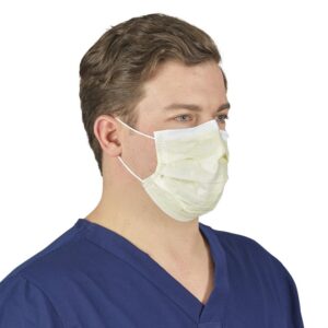 Halyard Procedure Mask ASTM Level 1 with Earloops, One Size Fits Most - Part 47567