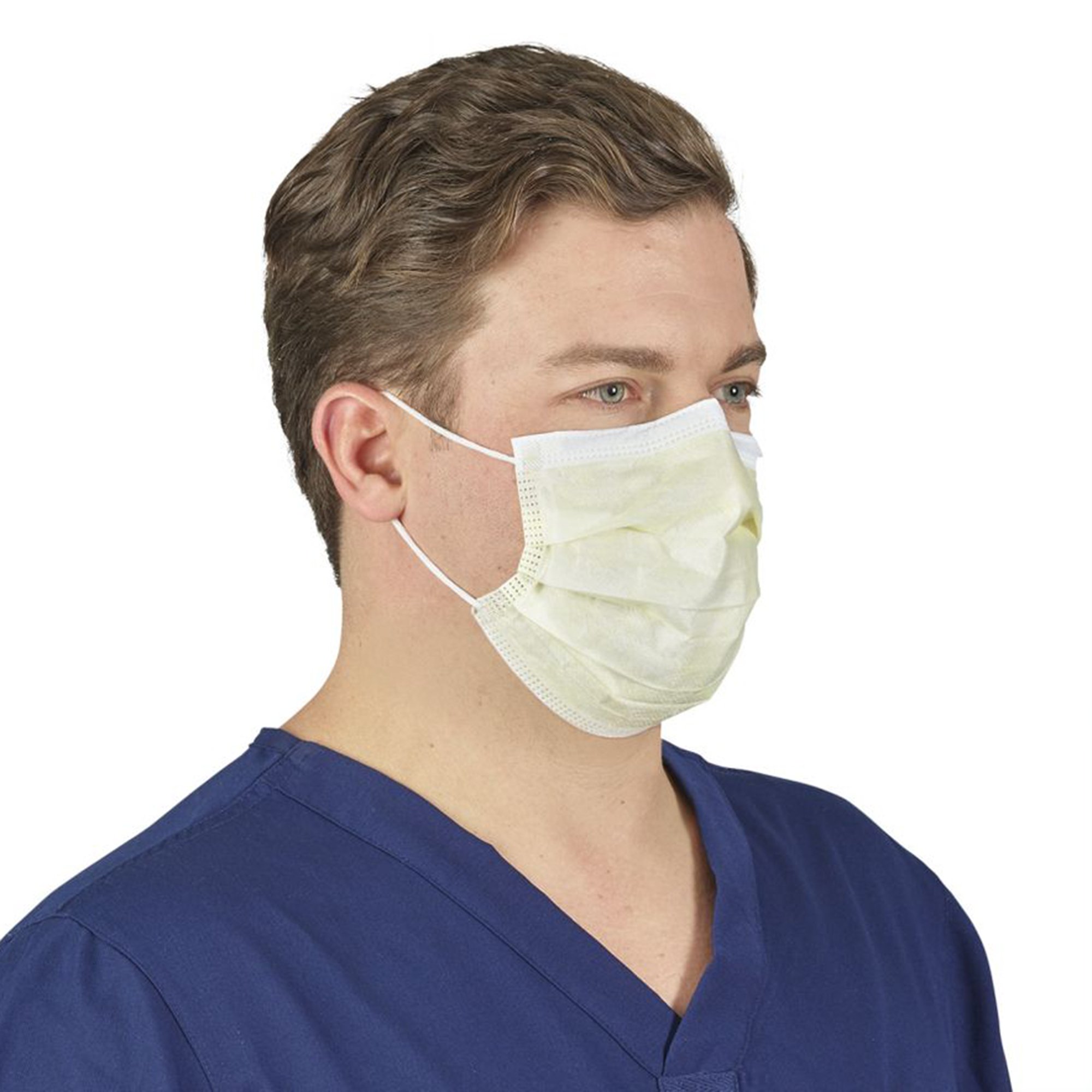 Halyard Procedure Mask ASTM Level 1 with Earloops, One Size Fits Most - Part 47567