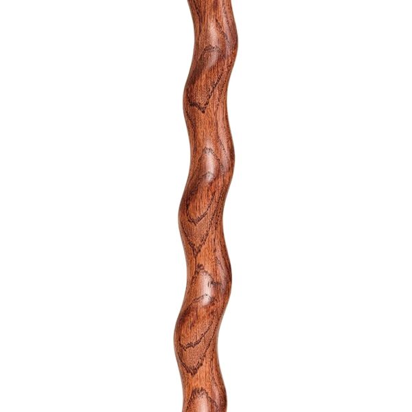Brazos Twisted Wood T-Handle Cane with American Hardwood, 34 Inch Height - Part No. 502-3000-0324 - Image 4