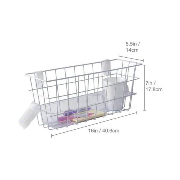 Mabis Walker Basket for Walker Model 510-1085-1900 * Adjustable Front Mount with Removable Liner - Image 3
