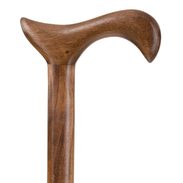 Brazos Twisted Wood T-Handle Cane - 34 Inch Height, 250 lb Capacity - Image 3