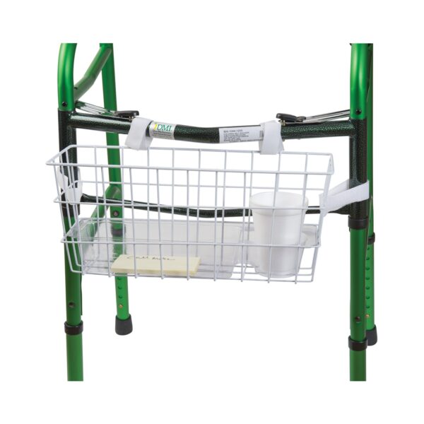 Mabis Walker Basket for Walker Model 510-1085-1900 * Adjustable Front Mount with Removable Liner - Image 6