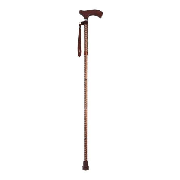 Switch Sticks? Aluminum Folding Cane 32-37 Inches, Cognac - Image 2