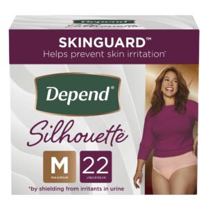 Depend Silhouette Medium Disposable Heavy Absorbency Female Adult Underwear