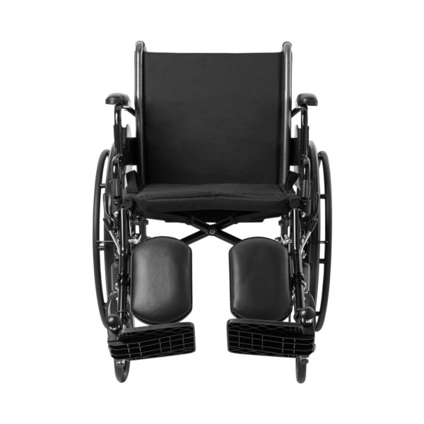 McKesson Dual Axle Lightweight Wheelchair with Elevating Legrests and 18-Inch Seat Width - Image 2
