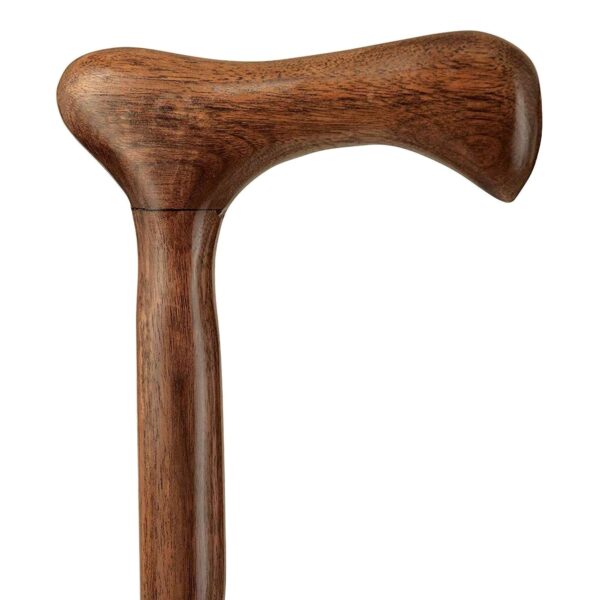 Brazos T-Handle Cane with Twisted Walnut Wood - 37 Inch Height, Part Number 502-3000-0281 - Image 3