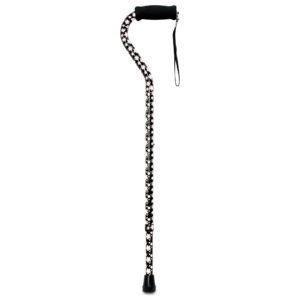 McKesson Offset Cane with Pink Floral Design, 30 to 39 Inch Height Adjustment, Part Number 146-RTL10303PF