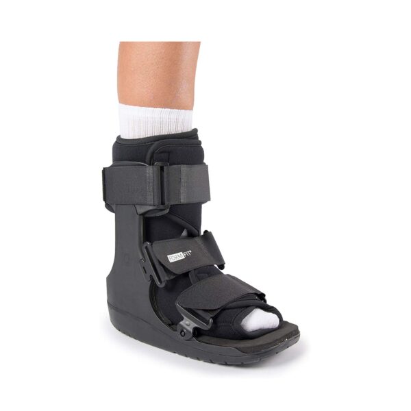 Ossur FormFit Non-Pneumatic Walker Boot for Adults, Medium Short - Black (Part No. W0700BLK)