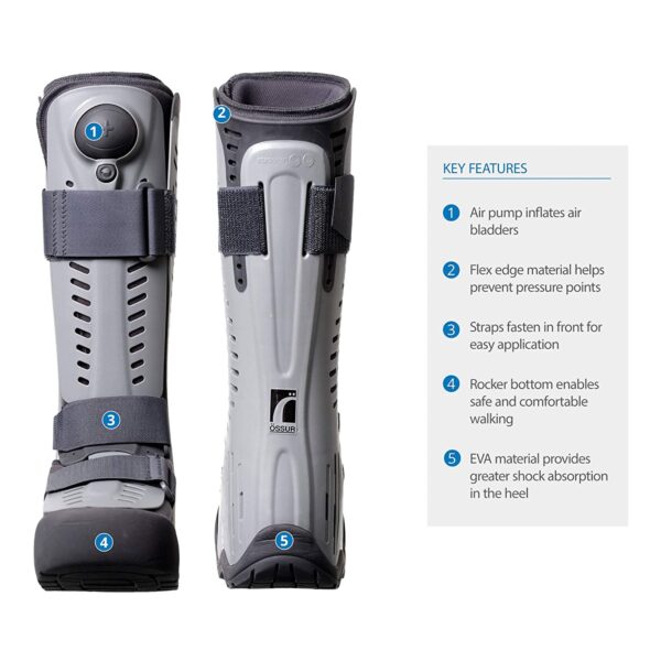 Air Walker Boot Rebound by B-242900004 * Pneumatic Large Tall Foot Support for Women*s and Men*s Sizes - Image 2