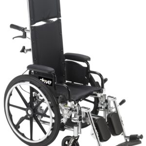 Drive Viper Plus Heavy Duty Pediatric Reclining Wheelchair with Swing-Away Elevating Legrests and Adjustable Features