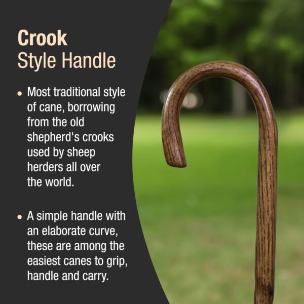 Brazos Twisted Wood 37-Inch Brown Oak Round Handle Cane Part Number 502-3000-0246 - Image 6