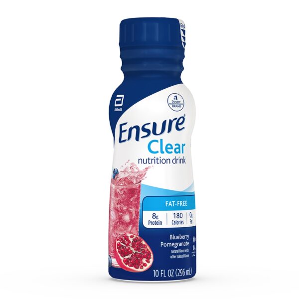 Ensure Clear Blueberry Pomegranate Flavor Liquid Oral Supplement - 10 oz Bottle by Abbott Nutrition, Part #56500 - Image 3