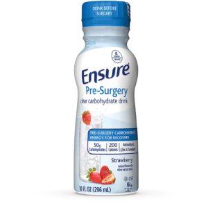 Ensure Pre-Surgery Clear Carbohydrate Drink Strawberry Flavor * 10 oz Bottle