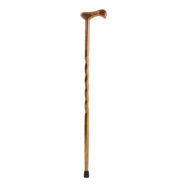 Brazos T-Handle Cane with Twisted Wood Finish, 37 Inches - Model 502-3000-0164 - Image 2