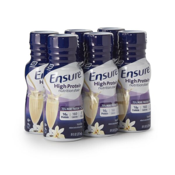 Ensure High Protein Vanilla Flavor Liquid Supplement 8 oz. Bottle - Part 64117 by Oral - Image 4