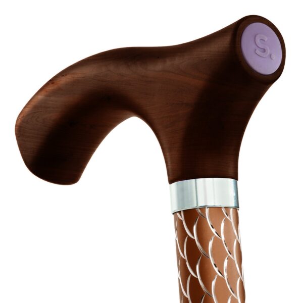 Switch Sticks? Aluminum Folding Cane 32-37 Inches, Cognac - Image 3