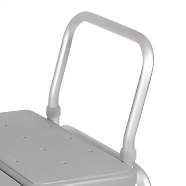 McKesson Knocked Down Bariatric Bath Transfer Bench with Arm Rail, 18-1/4 to 23-1/4 Inch Seat Height, 500 lbs Capacity - Image 3