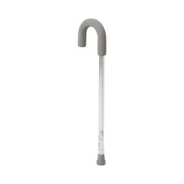 McKesson Aluminum Round Handle Cane, Part Number 146-RTL10342, Adjustable from 28.75 to 37.75 Inches in Silver - Image 3